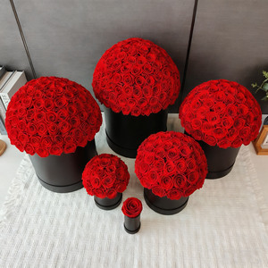 Idée cadeau Saint-Valentin 2026 : Roses éternelles préservées sous cloche en boîte, pour la Fête des Mères et la remise des diplômes, écologiques - Product Image 3