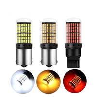 Ampoules de frein LED haute intensité YOCITA 1156 144SMD 3014 pour voiture 12V, nouvelle génération, courant constant, anti-coup de couteau, marche arrière, 124 Spider Abarth 9W