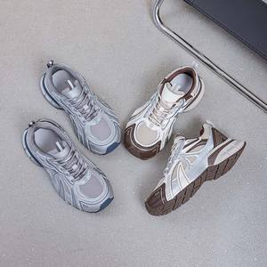 Zapatos para aumentar la altura para mujer, novedades de primavera y verano 2026, zapatillas para correr de malla fina y transpirable, zapatillas informales de moda - Product Image 6