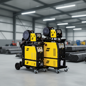 Soldadora <span class=keywords><strong>MIG</strong></span> ESAB Fabricator <span class=keywords><strong>Mig</strong></span> 350P Inverter - Ciclo de Trabajo del 60% Multimaterial (Acero Inoxidable/Acero al Carbono/Aleación de Aluminio) - Product Image 1