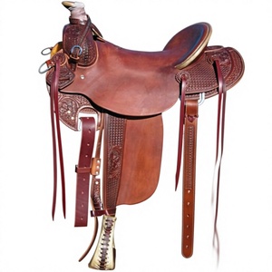 อานม้าหนังแท้ BS International Pure Leather Race Saddle Wood Tree หนังแท้ ทนทาน นั่งสบาย อานม้าแบบอังกฤษ พร้อมบังเหียนม้า - Product Image 3