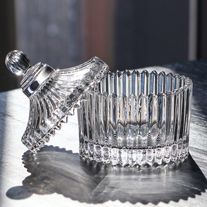 Cổ Điển Tùy Chỉnh Nhà Đám Cưới Nhỏ Trái Cây Nhà Bếp Thủy Tinh Thực Phẩm Lưu Trữ Container Thủy Tinh Kẹo <span class=keywords><strong>Jar</strong></span> Nắp - Product Image 2