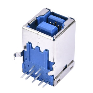 <span class=keywords><strong>Conector</strong></span> <span class=keywords><strong>USB</strong></span> 3.0 Hembra <span class=keywords><strong>Tipo</strong></span> <span class=keywords><strong>B</strong></span> de Aleación de Cobre con Corriente Nominal de 1.8A, Temperatura de Funcionamiento de -55 a +105 °C <span class=keywords><strong>para</strong></span> <span class=keywords><strong>Impresora</strong></span> - Product Image 6