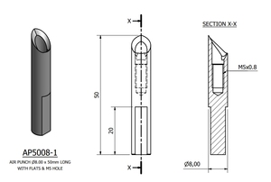 Punzones de aire ovalados industriales, máquina de envasado de alimentos, cuchillos de hoja perforadora, reglas de corte para máquina de termoformado - Product Image 5