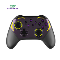 GAMINJA IOS ANDROID Joystick BT Contrôleur RGB sans fil avec programmation macro et fonction réveil pour PC Gaming