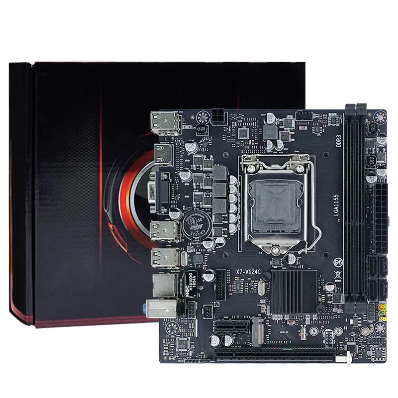 Preço de fábrica B75 Motherboard Suporte Intel i7 i5 i3 Série LGA1155 Processador 16GB M.2 Dual DDR3 LGA 1155 Placa Principal