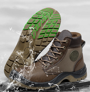 Stivali da lavoro di sicurezza con punta in acciaio leggero da uomo applicazione di fabbrica invernale scarpe sportive traspiranti - Product Image 6