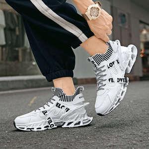 Lightweight blade shoes, comfortable and breathable designer sports shoes, fitness running shoes, men's walking shoes - Product Image 5