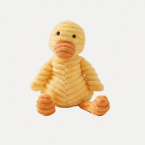 Mainan anjing mewah kunyah yang tahan lama, mainan kartun lucu diri menghilangkan stres alat bantu gigi untuk anak anjing bermain interaktif - Product Image 3