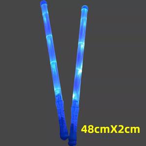 एलईडी चमकदार प्लास्टिक की रोशनी कपास कैंडी छड़ी रंगीन सामग्री चमकदार प्रभाव के साथ - Product Image 6