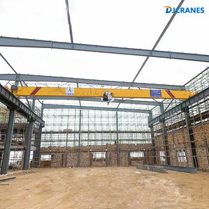 Grúa puente de suspensión de una sola viga, 5 toneladas, 10 toneladas, 20 toneladas de capacidad con motor y componentes de núcleo de engranaje, grúas aéreas de taller - Product Image 4