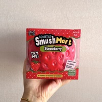 Jouet Squishy Grande Fraise Parfumée Best-Seller, Jouet à Presser Réaliste Smushmart en Forme de Fruit, Anti-Stress, Grand Cadeau Amusant en Forme de Fraise