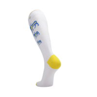 Bas de compression personnalisés OEM pour femmes et hommes, bas de compression pour le cyclisme, le sport, les chaussettes de compression athlétiques, chaussettes hautes, logo personnalisé