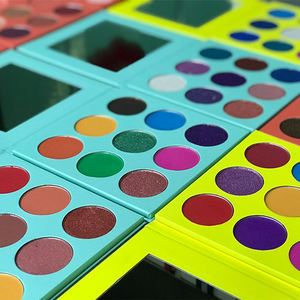 उपकरण मेकअप शाकाहारी श्रृंगार उच्च वर्णक नेत्र छाया पैलेट निजी लेबल 9 रंग आंखों के छायाएं पैलेट - Product Image 3