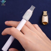 Estuche para Cigarros Cohiba Cubanos de Plata con Diseño Personalizado Yu Ying y Diamante Moissanite VVS