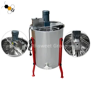 Zertifizierte Honigschleuder für 4 Waben, Elektrische Honigzentrifuge, Maschine zur Honiggewinnung - Product Image 2