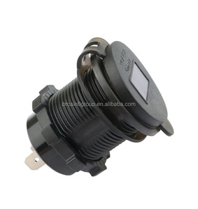 BROSintl 12V 24V Dual <b>USB</b> 5V 4.2A <b>USB</b> Charger <b>Socket</b> <b>with</b> Voltmeter for Car Bus Boat Marine RV - Product Image 3