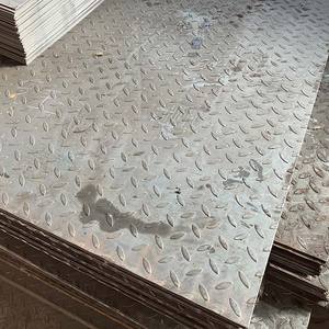 เหล็กแผ่นลายตาราง <span class=keywords><strong>SS400</strong></span> ขนาด 1.5-100 มม. เหล็กแผ่นลายตารางชนิดอ่อน MS  ขาย - Product Image 2