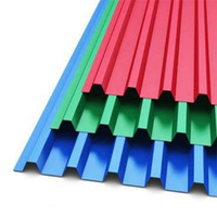 Fournisseur de carton ondulé de couleur 0.2-0.6mm PPGI Prix du panneau de toit en tuiles personnalisées