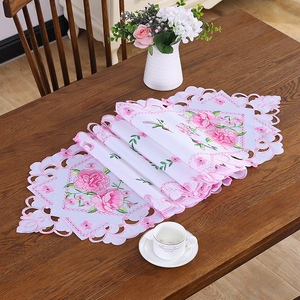 <span class=keywords><strong>Satin</strong></span> vải dài vuông khăn bảng <span class=keywords><strong>Runner</strong></span> chim mô hình kỳ nghỉ trang trí nhà hàng và đám cưới và bên Á Hậu - Product Image 3