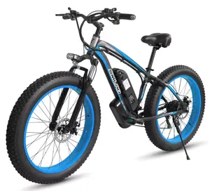 Sepeda Listrik Model Baru Sepeda Gudang Eu UK, Ban Sepeda Gunung Elektrik 26 Inci 21 Kecepatan 1000W