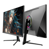 Nouveautés Moniteur de jeu en gros 27/32 pouces Écran LED incurvé plat IPS 165/180/240Hz Port DP Rétroéclairage RVB 1ms