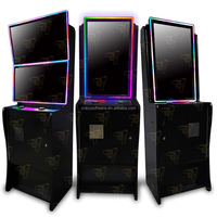 Kabinet Permainan Keterampilan Kayu Berkualitas Tinggi dengan Layar Sentuh 32" dan Papan PCB Multi Game yang Dioperasikan dengan Koin untuk Dalam Ruangan