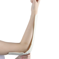 Attelle orthopédique médicale pour blessures à l'bras, à la jambe et à la cheville, manchon de soutien en polyester et fibre de verre