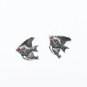 yunnique – pendentif en forme de poisson en acier inoxydable, pour la fabrication de bracelets, composant de bijoux de forme irrégulière, GZY-PJ0176 - Product Image 5