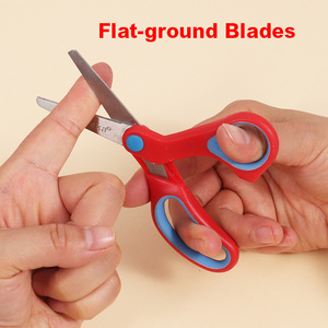 Foska <span class=keywords><strong>4</strong></span> Màu Sắc 5 Inch Cùn Tip Trẻ Em An Toàn Kéo Cho Mầm Non Lớp Học Văn Phòng Nhà Trường Nguồn Cung Cấp Thủ Công Cắt Giấy - Product Image 4