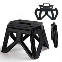 Tabouret de randonnée pliant pliable de pêche en plastique robuste personnalisé en usine escabeau de Camping tabouret portable d'extérieur