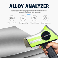 Analyseur XRF PMI portable (spectromètre à rayons X) pour l'acier inoxydable, l'alliage de nickel, outil de vérification des matériaux non destructif