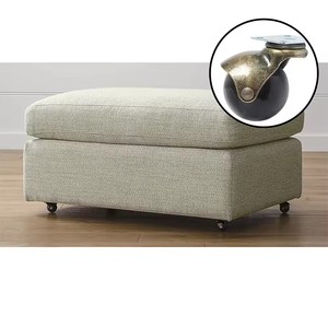 Roulettes de meubles rondes en laiton de 1,5 pouce, style boule pivotante universelle silencieuse, en PP, directement de l'usine, pour canapé - Product Image 6