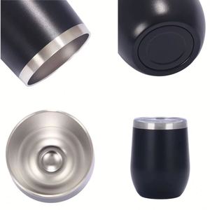 Vasos Térmicos Personalizados Promocionales de Doble Pared con Recubrimiento en Polvo, Vasos de Acero Inoxidable Aislados de 12 oz con Tapa, al por Mayor - Product Image 2
