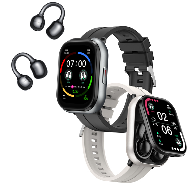 2026 Bestselling Headphones & Watch All-in-One Health Monitor, Heart Rate & Fitness Tracker, Android System D12 Smartwatch