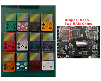 Consola de Juegos Retro Portátil Arkos2.0 R36S RK3326 128G de 3.5 Pulgadas, Consola de Juegos Linux de Bolsillo de Código Abierto, Compatible con PS1 y PSP, Más de 15000 Juegos