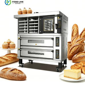 Four combiné professionnel tout-en-un en acier inoxydable pour boulangerie, rôtissoire commerciale pour pâtisseries chinoises et occidentales, pizzas et pains - Product Image 3