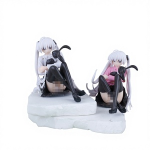 Figura de Anime 2D de PVC Yosuga No <span class=keywords><strong>Sora</strong></span>, Chica Abrazando un Oso Sentada, Decoración para Coche, Pastel, Japón, Maternidad - Product Image 1
