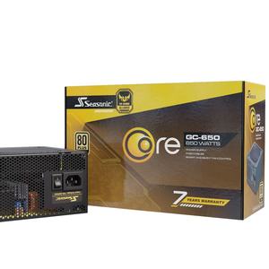 <span class=keywords><strong>Alimentation</strong></span> Seasonic G12 GC650 à sortie directe pour <span class=keywords><strong>PC</strong></span>, <span class=keywords><strong>alimentation</strong></span> <span class=keywords><strong>gamer</strong></span> 650W avec ventilateur à contrôle intelligent de la température, alimentations GC650 - Product Image 1