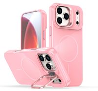 Nouveau Style Sans Fil De Charge Magnétique Antichoc Couverture Caméra Stand Multi Couleur Translucide Téléphone Cas pour Iphone 17 Pro Max