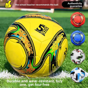 מס 4 לא. <span class=keywords><strong>5</strong></span> כדור אימון תחרות כדורגל עבור בית הספר היסודי תלמידי תיכון תלמידי תיכון תיכון עשו מודפס עור - Product Image 2