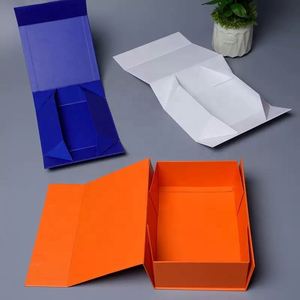 Custom Recycled Hard Cardboard Rigid Magnet Box Packaging Luxury Folding <b>Gift</b> <b>Boxes</b> <b>With</b> Magnetic <b>Lid</b> - Product Image 1
