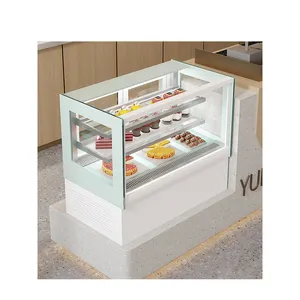 Classic Right Angle Cake Chiller 3 Layer Commercial Luxury Commercial Cake Showcase Chiller Display Cake Refrigerator Showcase