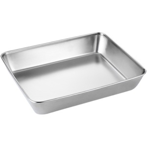 Plateau rectangulaire en acier inoxydable 304 avec couvercle, bac <span class=keywords><strong>de</strong></span> rangement alimentaire, plaque <span class=keywords><strong>de</strong></span> <span class=keywords><strong>cuisson</strong></span>, plat <span class=keywords><strong>de</strong></span> service pour cuisine commerciale, restaurant, traiteur - Product Image 1