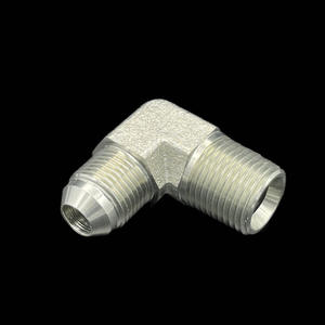 American Standard 1JN9 JIC74 External Taper Pipe Thread Elbow Fabric <b>Oil</b> Pipe Transition Joint <b>Hydraulic</b> Parts - Product Image 1