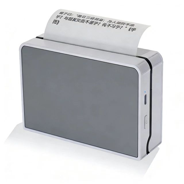 Wireless Handheld Mini Receipt Machine with Barcode Printing Android Compatible Office & Home Organizing Printer in Stock