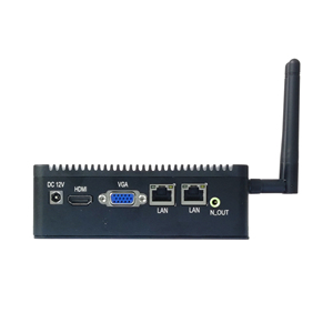 ELSKY barato Mini <span class=keywords><strong>PC</strong></span> <span class=keywords><strong>industrial</strong></span> sin ventilador Intel Celeron mini <span class=keywords><strong>pc</strong></span> DDR3 2COM para pantalla simple/dual NANO19 J1900 1 * VGA MSATA SSD - Product Image 5