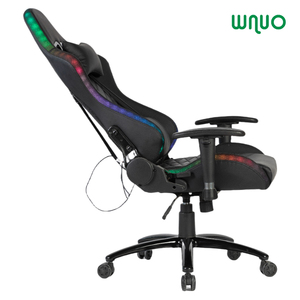 2022 tốt nhất RGB hiện đại Ergonomic Ghế văn phòng nhà áp dụng xoay Thiết kế da lưới PU vật liệu massage Tính năng game thủ chuyên viên máy tính - Product Image 6