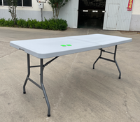 Table d'événement rectangulaire en gros Table pliante en HDPE de haute qualité