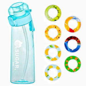 Nouveau <span class=keywords><strong>Starter</strong></span> up Set Bouteilles à boire Bouteille d'<span class=keywords><strong>eau</strong></span> de sport avec 7 dosettes de saveur de fruits parfumées Best-seller 650ml - Product Image 6